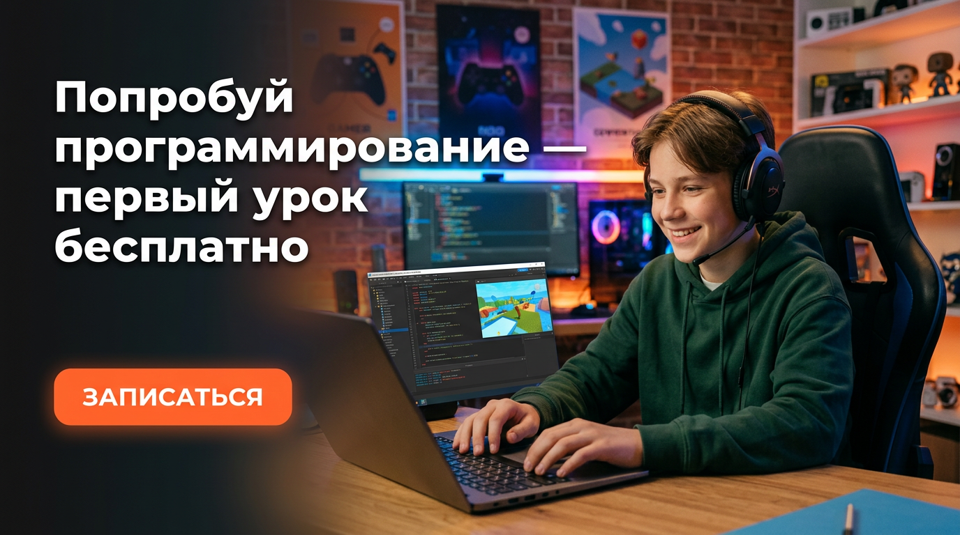 Попробуй программирование — первый урок бесплатно