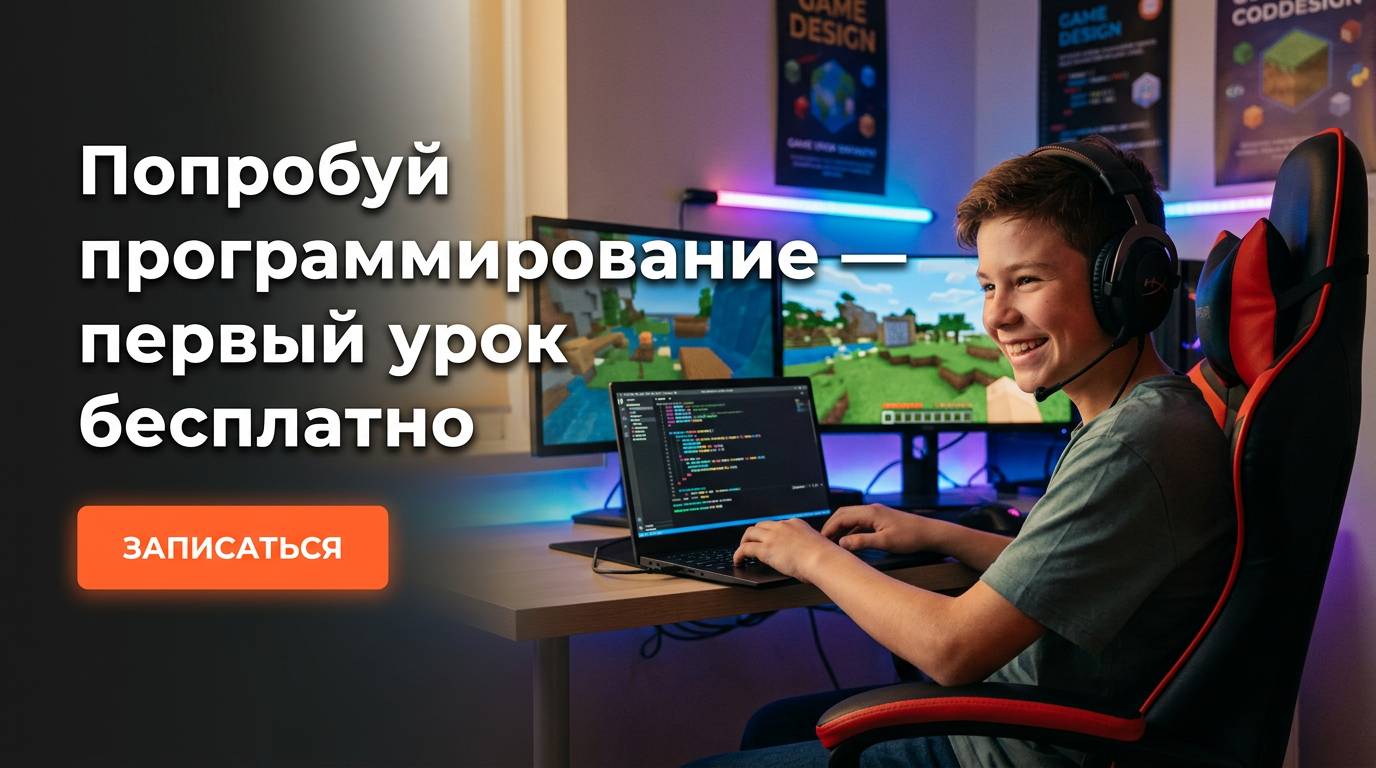 Попробуй программирование — первый урок бесплатно